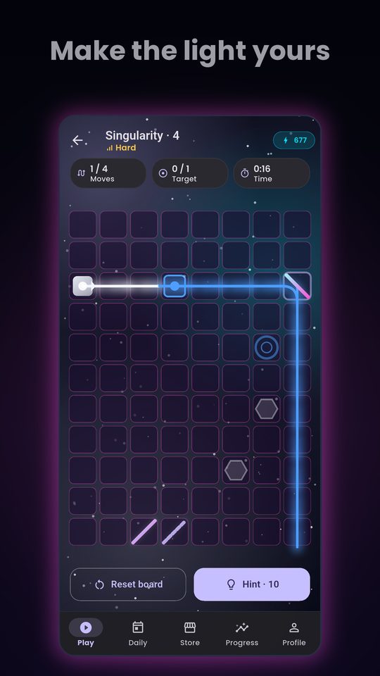 The Neon beam theme